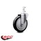 Service Caster 5 Inch Black Polyurethane Wheel Swivel 7/8 Inch Square Stem Caster SCC SCC-SQ20S514-PPUB-BLK-78 - alternate 4